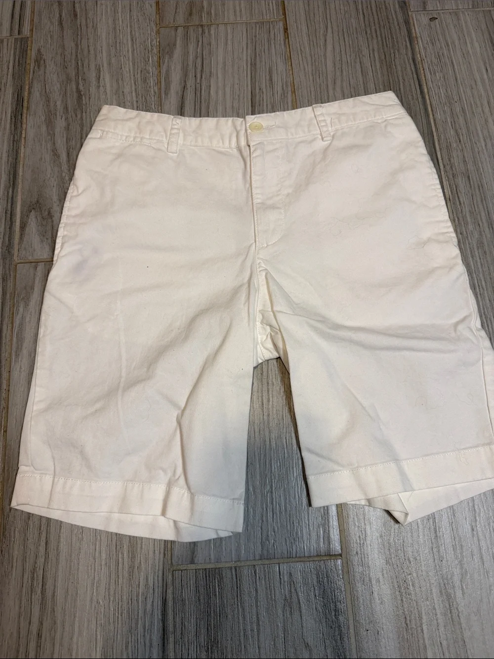 Polo by Ralph Lauren Cream-White Kids Cotton Shorts